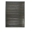 Bamboo Rug Wide Slats Gray Edging 120x170