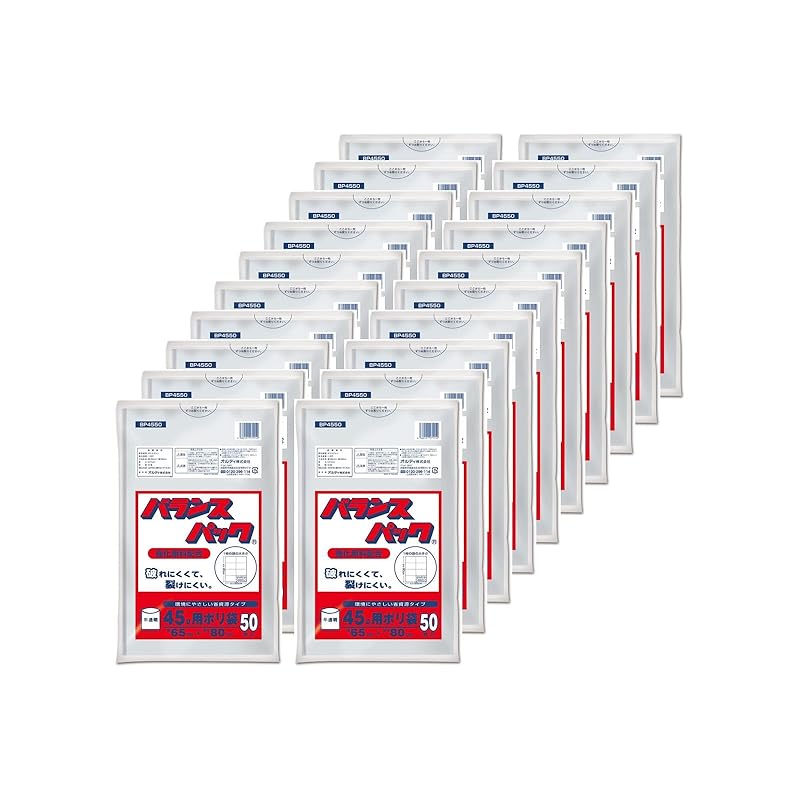 

oldi garbage bag 45L translucent 50 pieces x 20 [Case sales] Contains reinforced raw materials Not easy to tear Not easy to tear balance pack BP4550