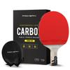 PRO SPIN Carbon Ping Pong Paddle Penhold Short Grip Premium Table Tennis Racket with Carbon Fiber Construction Premium and Sponge Rubber Protector