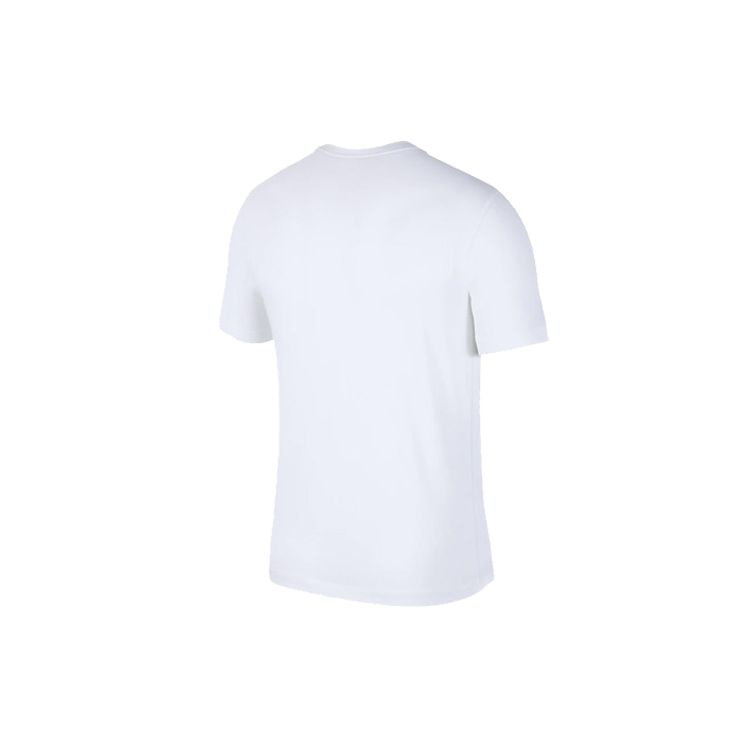 Nike Graffiti Logo Sports Basketball Short Sleeve T-Shirt Men Tops White CK1181-100