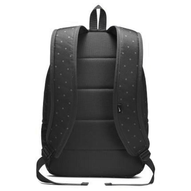 Nike Heritage Polyester Backpack Regular Unisex Black Gray BA5761-011