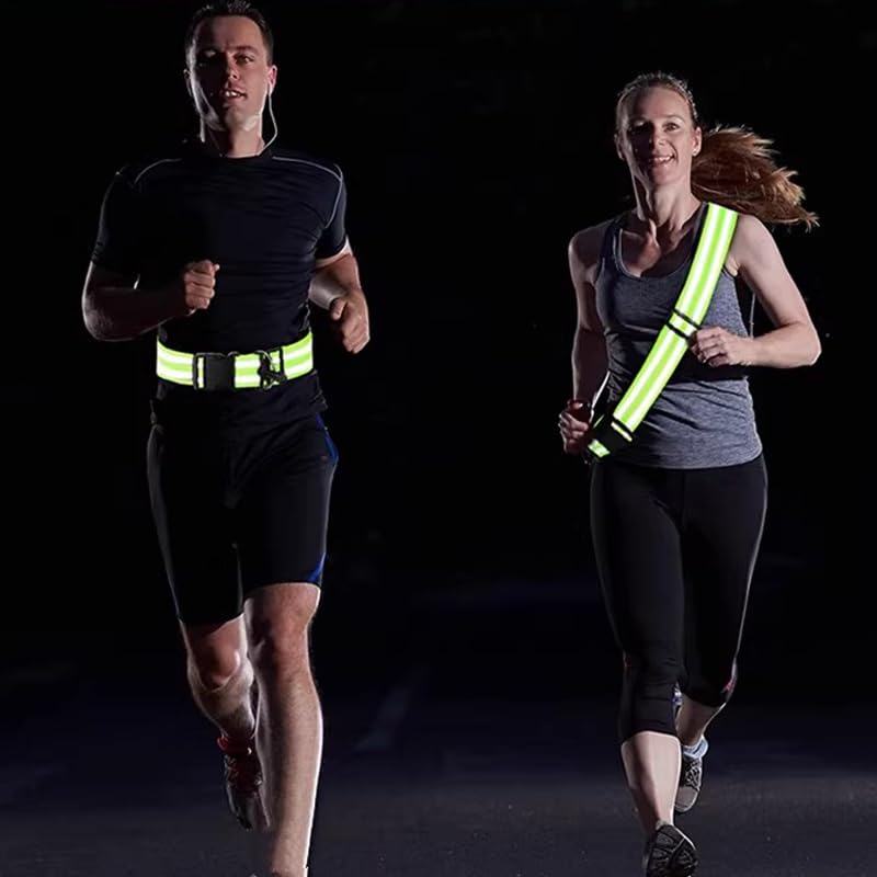 Reflective Tasuki, Set of 2, Reflective Belt, Fluorescent Belt, Improves