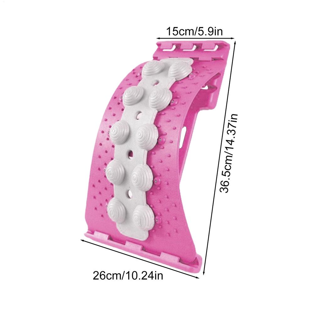 

Lower Back Stretcher 4-level Adjustable Lumbar Stretch Board Manual Massagers for Spinal Correction Muscle Relief Shoulder Nerve