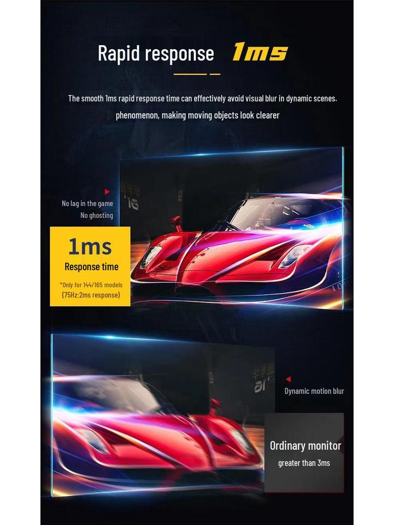 SF 32-inch 4K Curved Monitor & 27-inch 2K 165Hz Gaming LCD Monitor