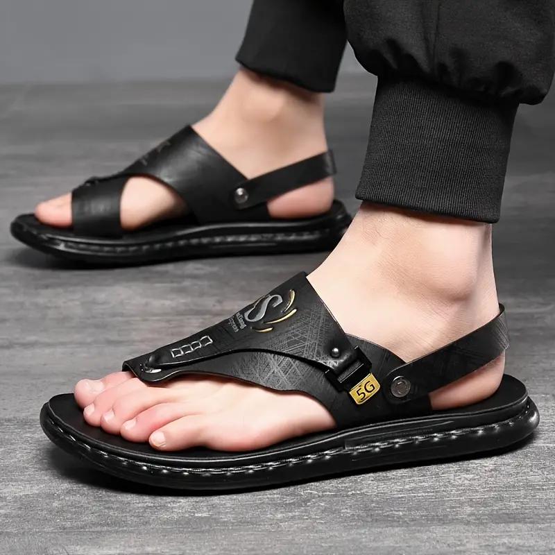 Herren Sandalen Sommer Anti-Rutsch-Strandschuhe Herren große neue Flip-Flops Freizeitsandalen