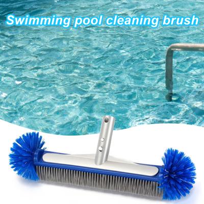 Schwimmbadbürstenkopf mit Eckenreinigungsbürste, halbkugelförmiges Borstendesign, leicht zu