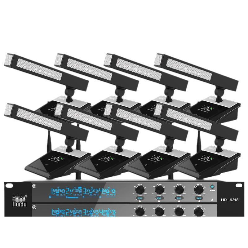HuiDu HD-9318 Professional FM Wireless Conference Microphone System