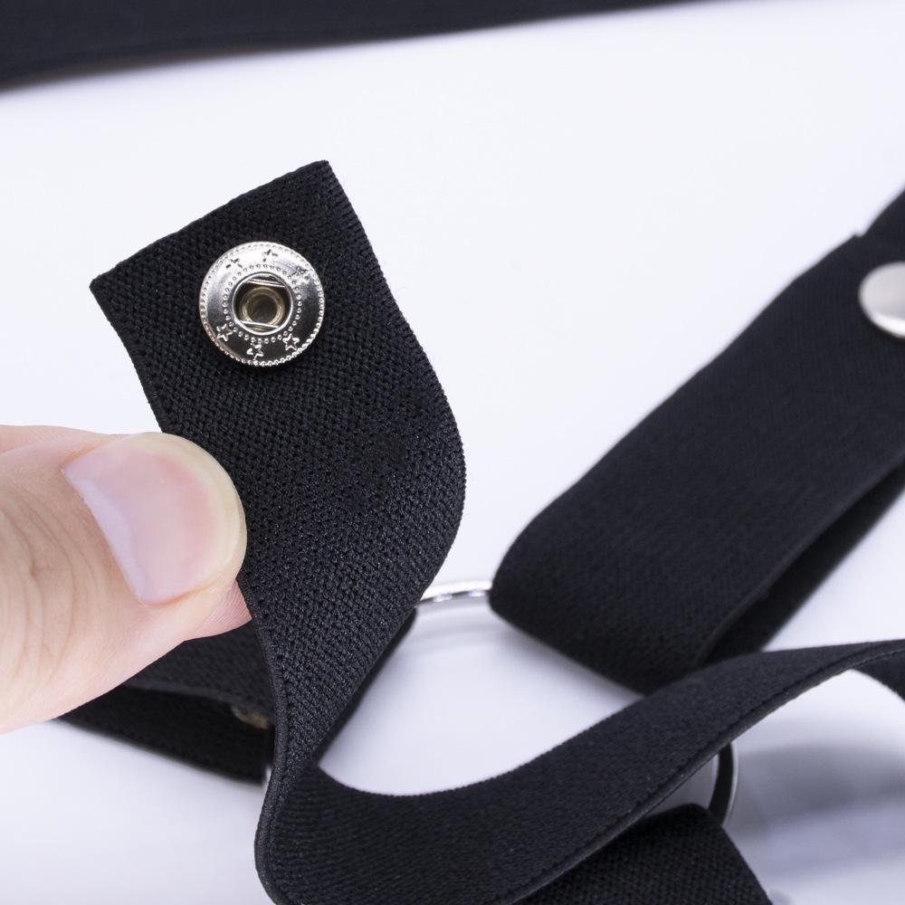 Ju Says Men's Adjustable Chastity Lock Strap: Wide, Three-Way Restraint with Hanging Ring for Enhanced Appearance