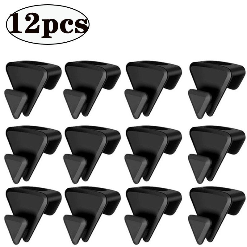 12pcs Closet Hangers Connector Triangle Closet Extender Clips Wardrobe Clothes Coat Connector Hook Organizer Hanger Space Saving