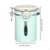 Coffee Canister with Scoop Stainless Steel Container Freshness Keeping