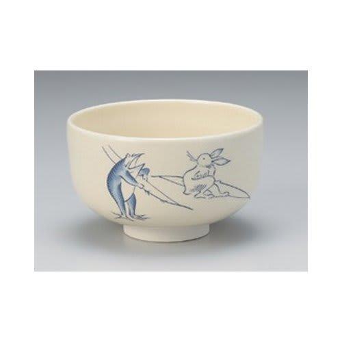 Matcha Bowl, Swan and Animal Caricature Design, 12 X 7.5cm, Japanese Tableware, for Restaurants, Inns, and Commercial Use