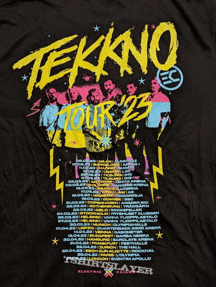 New Rare Electric Callboy Tekkno Tour 23 T-Shirt For Men and Women VA657 Unisex T-Shirt XXXL