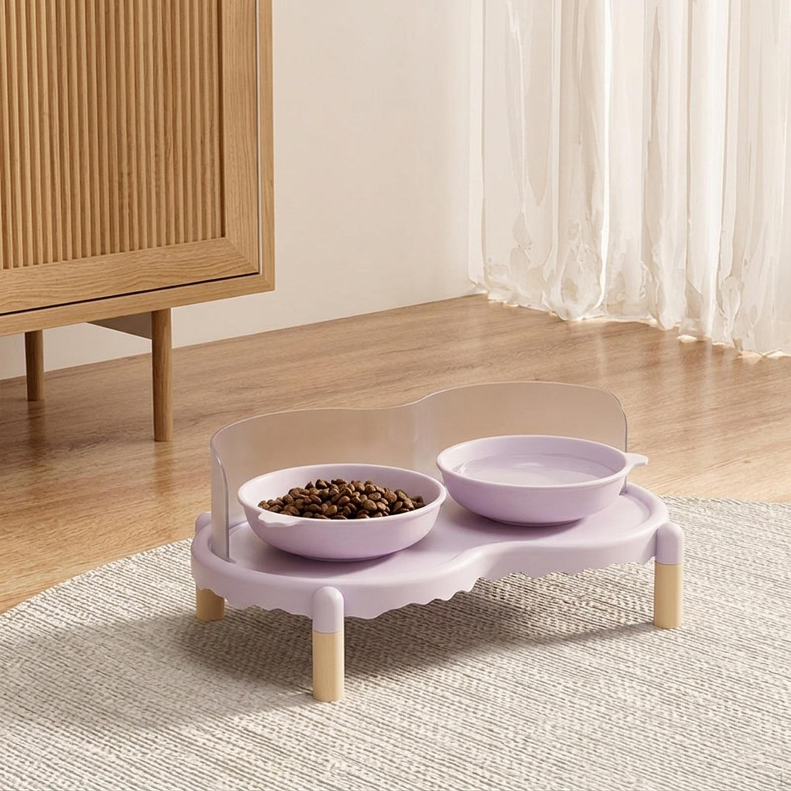 

Automatic Pet Feeder with Storage Compartment And Elevated Feeding Stand for Cats Dogs Фіолетовий