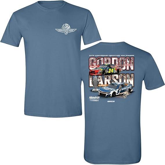 Jeff Gordon #24 Kyle Larson #5 Nascar 30Th Anniversary Brickyard Winners Shirt Unisex T-Shirt S