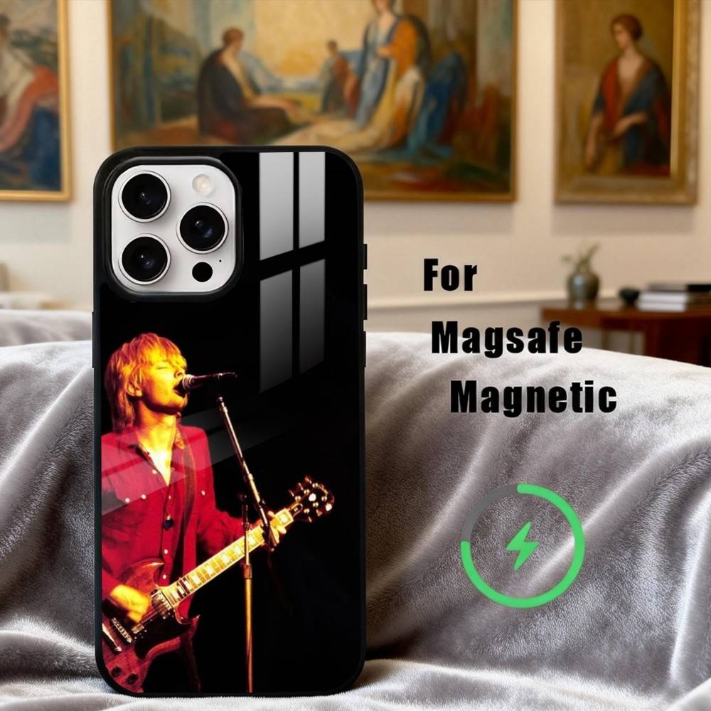 Alternative R-Radiohead -D band Phone Case For iPhone17,16,15,14,13,12,11 Plus,Pro Max Magnetic For Magsafe Wireless Charging