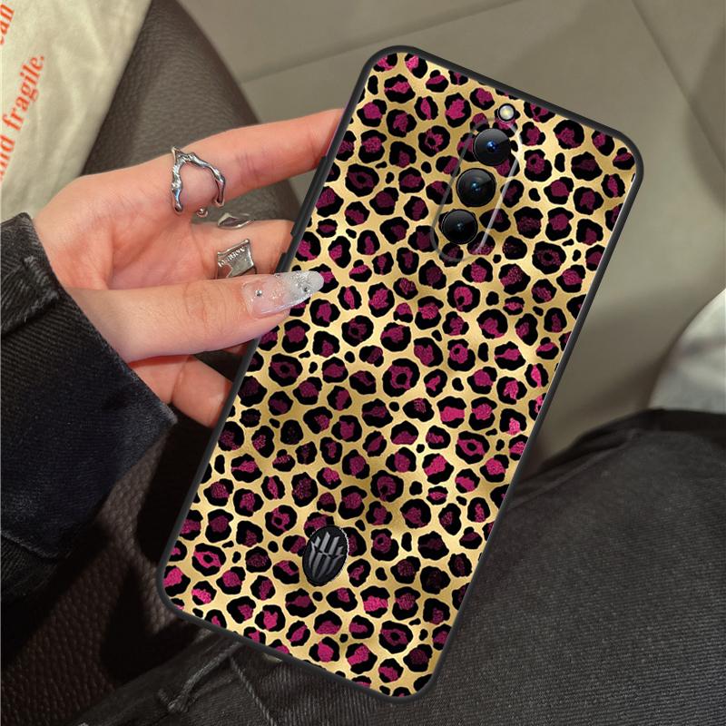 Luxury Leopard Case For ZTE Nubia RedMagic 11 10 Pro Plus 9 8 9S 8S 10S Pro 5G 5S 6S 7S 6 7 Pro 11 Air Cover
