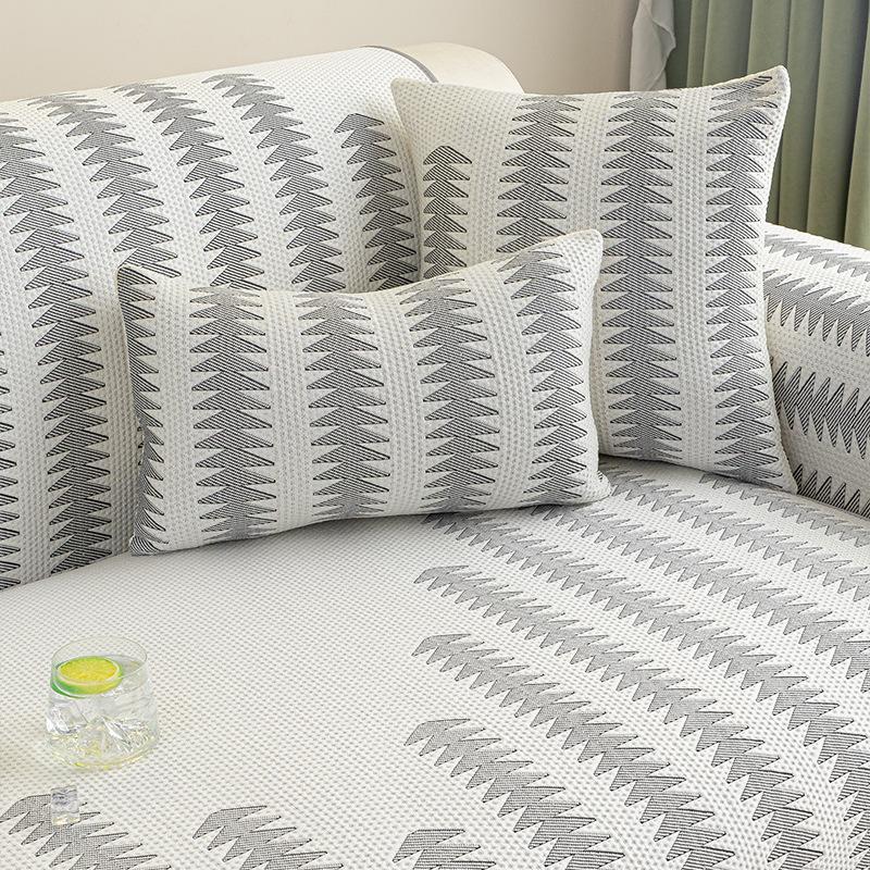Cool Sofa Cushion Light Luxury Simplicity One-Piece Straight Row Seat Cushion Combination Sofa Cover  New Cover Cloth