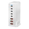 600W USB C Fast Charging Station 8 Port Power Adapter with 5 USB C and 3 USB A for Efficient Multi Device Charging