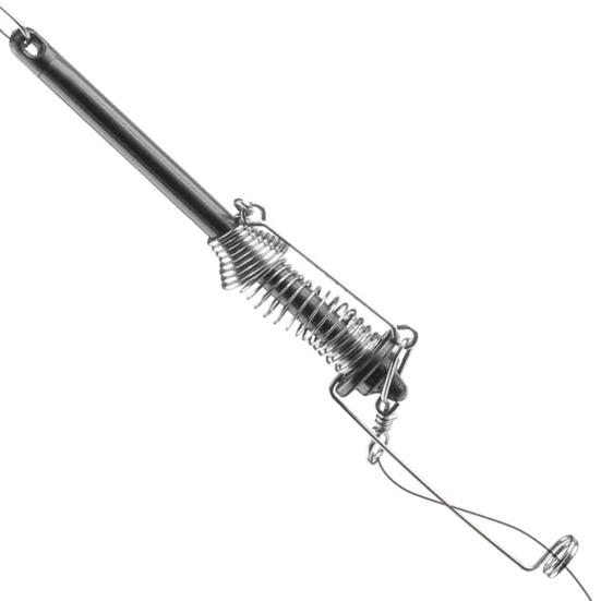 Automatic Fishing Hook High Elasticity Full Speed Stainless Steel Spring Fishhook Outdoor Fishing Bait Catch Hook Fishing Gear