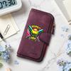 Stylish Softball Pattern Long Wallet Casual Card Holder Fashion Portable Purse for Daily Use