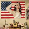 1 Stück Lana Del Rey Bunt Hippie Psychedelisch Schlafzimmer Wohnheim Dekor Ästhetisch