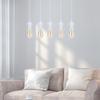 Modern Pendant Light Wrought Iron E27 Ceiling Chandelier for Living Room Bar Canteen 85-265V