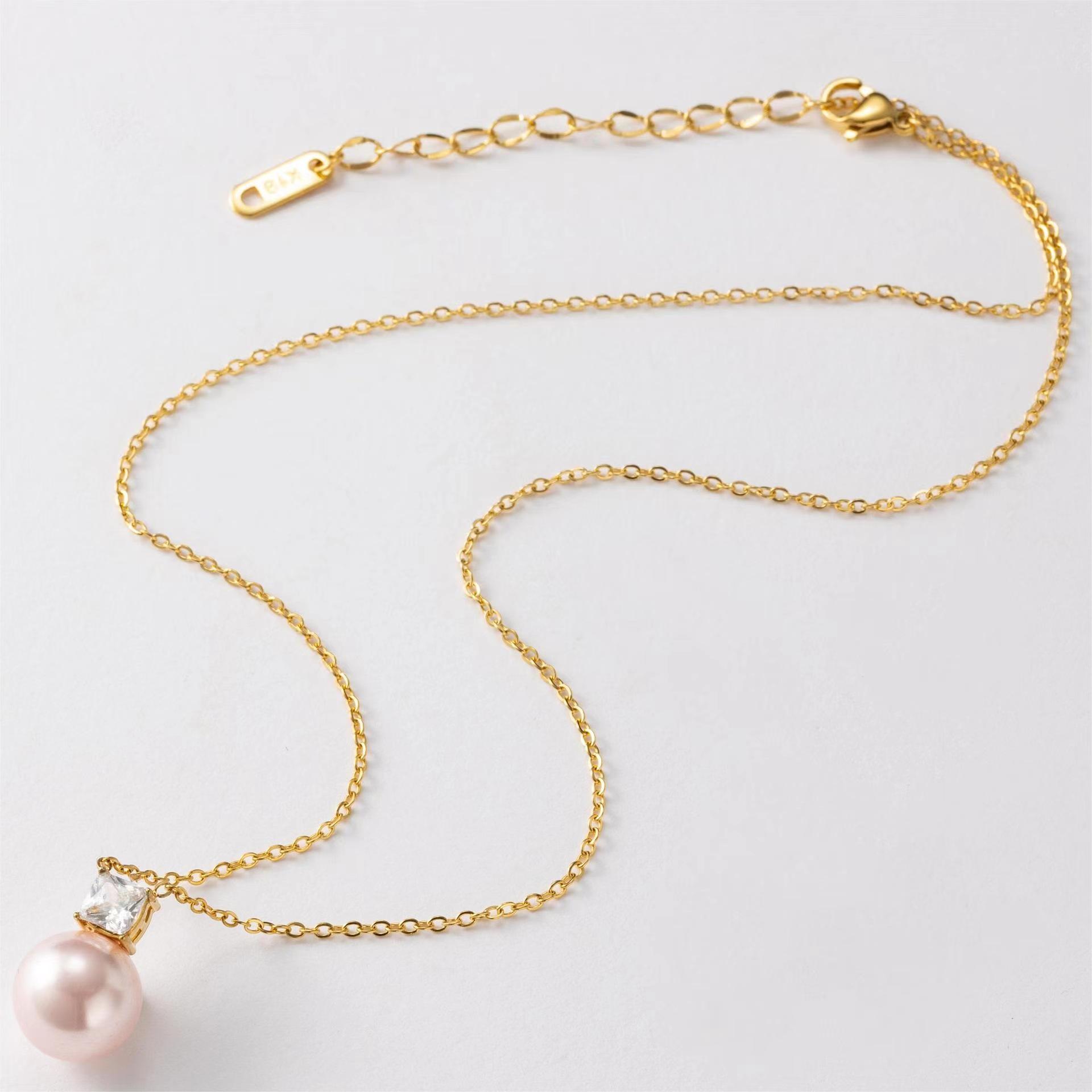 

Новое ожерелье с подвеской из титановой стали и жемчугом Flash с четырьмя когтями и четырьмя когтями