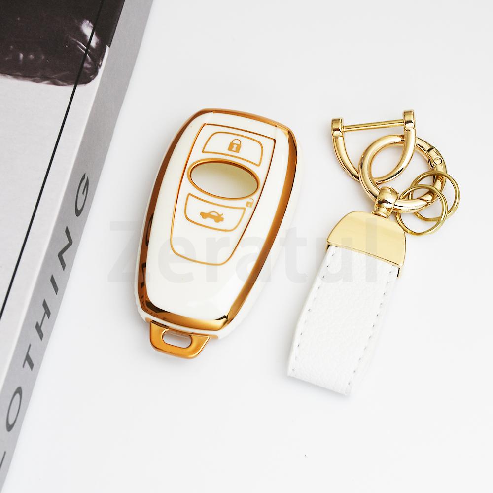 Tpu Shell Accessories Keychain For Subaru Outback Impreza Legacy Brz Wrx Xv Ascent Forester Car Key Case Cover Protected