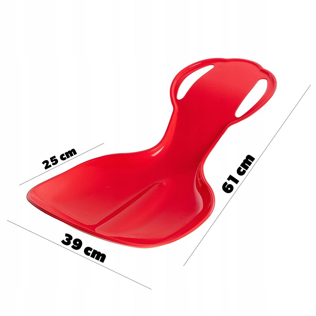 KADAX Ślizg Jabłuszko Jabłko Ślizgacz Sanki Plastikowe Dla Dzieci mocny