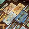 Vintage Oil Painting Metal Bookmarks - Hollow Hot Stamping Long Tassel Bookmarks - Stationery Gifts for Book Clubs, Book Lovers,