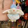 Soft Rabbit Pendant 19cm Plush Rabbit Key Ring Creative Plush Keychains  Party Favors