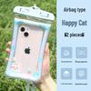 2-Pack Waterproof Airbag Phone Bag: Ultra-Thin, Dustproof, Transparent for Swimming & Rafting