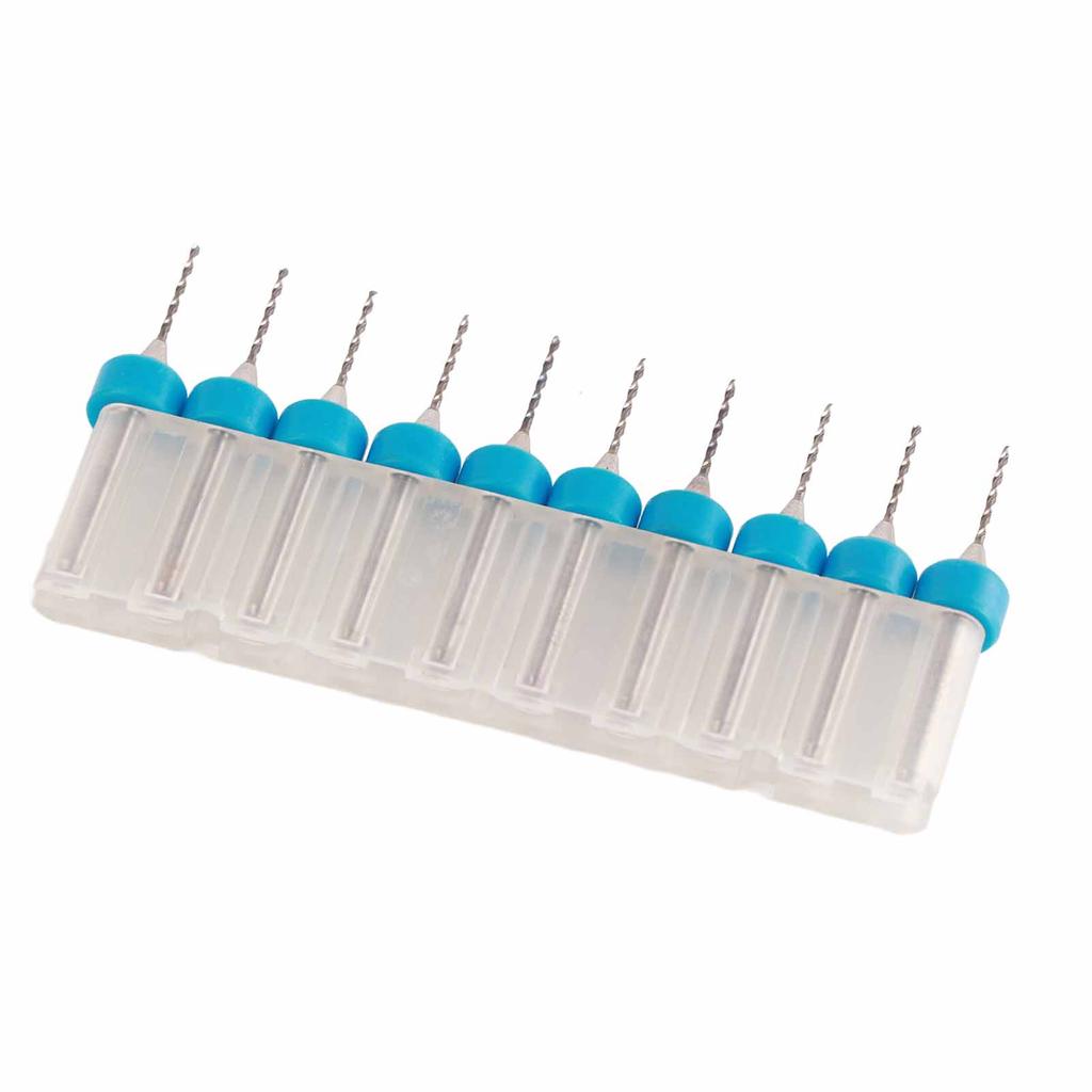 10Pcs Mini Drill Bits Set for Woodworking Drilling Watch Mobile Phone Repair Tools 0.8MM
