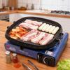 KOSUN Korean Grill Pan 12-inch Non-stick Griddle Barbecue Plate Smokeless Baking Tray Cooking Meat Frying Pan for Indoor Outdoor