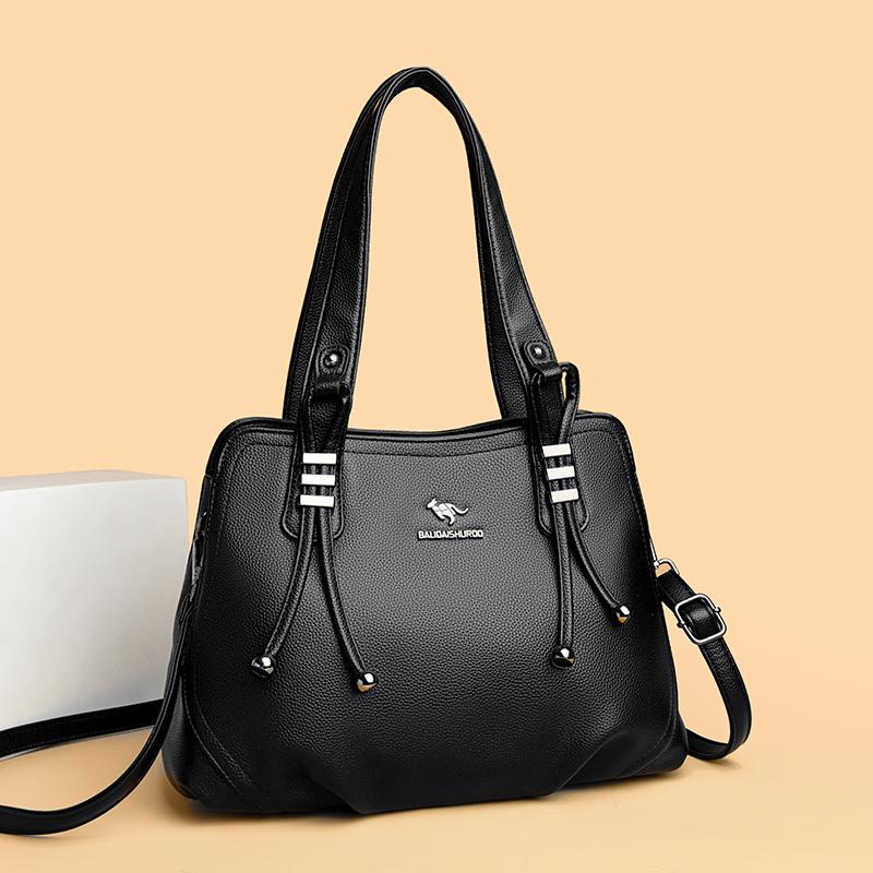 Hochwertige minimalistische Tragetasche für Damen, modische Schultertasche, einfarbige Umhängetasche, geeignet für den täglichen Gebrauch, zum Einkaufen, für den Weg zur Arbeit