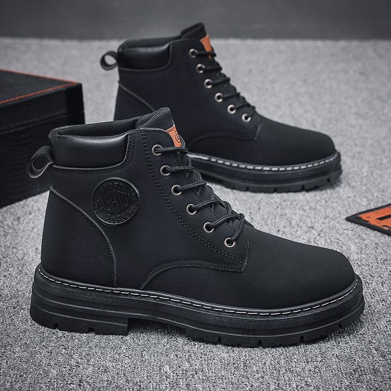 

Ревінь універсальні високі черевики Мартіна корейська версія допомагають модним чоловікам осінньо-літні чоботи інтернет-знаменитість зносостійкі чоботи новий інструмент нековзні бо 44