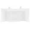 Paper Carrier Bags 250 Pcs with Handles White 18 X 8 X 22 Cm