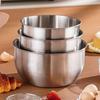 Stainless Steel Mixing Bowl Deep Design Cooking Baking Cake Bread Salad Egg Beater Basin Fruit Container Kitchen Cooking Tools