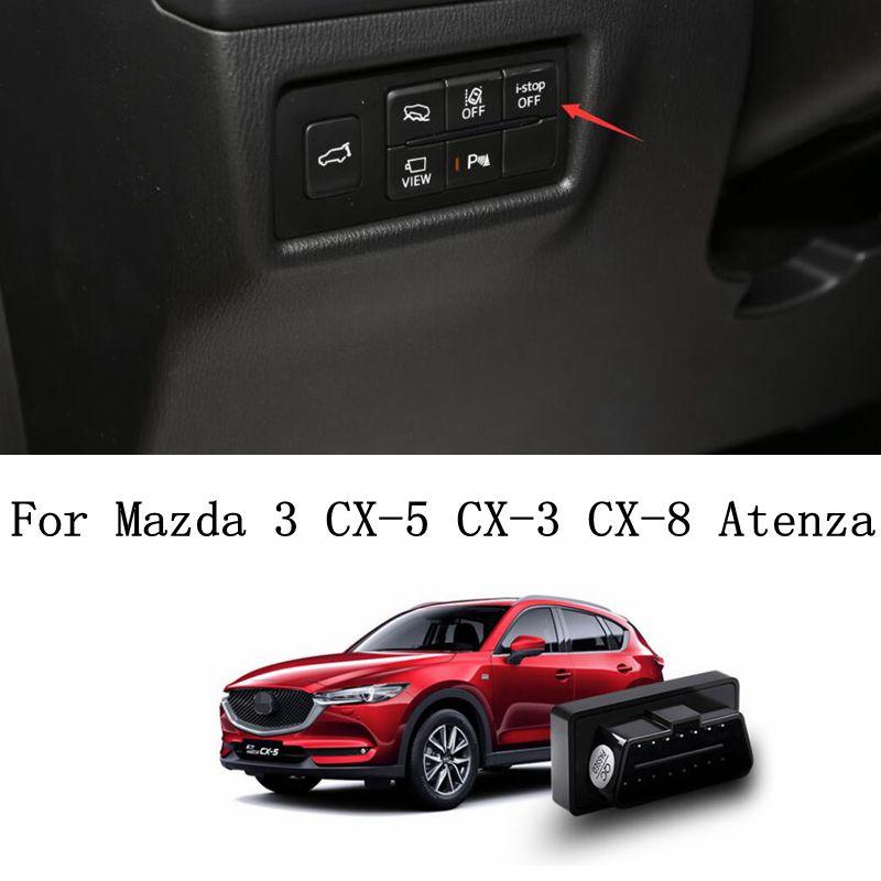 Start Stop Push Button Istop Off Switch Auto OBD Engine Canceller Eliminator System for Mazda 3 CX3 CX5 2012-2020 Atenza Axela Switches4