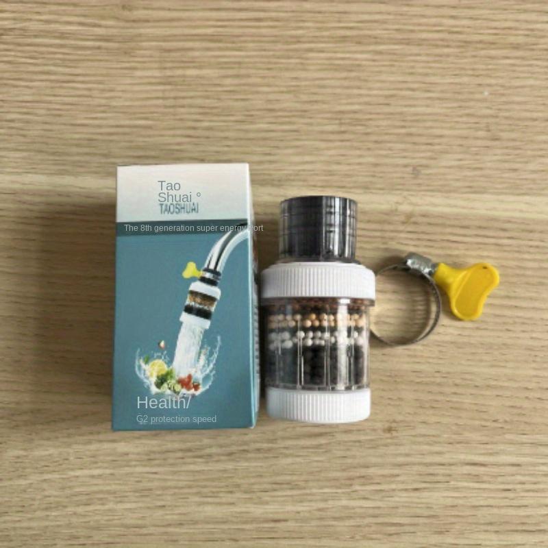 

Faucet Filter Kitchen Household Water Purification Tool Six-layer Splash Proof Universal Shower Extension Filter белый