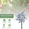 Garden Decoration Pinwheels Drive Away Pigeon,Crow Bird-Scaring Windmill Wind Spinner Bird Repellent Reflective Pinwheels