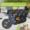 Outdoor cat house, waterproof and warm, suitable for stray cats, indoor/outdoor dual-use foldable insulated pet house, foldable stray cat tent.