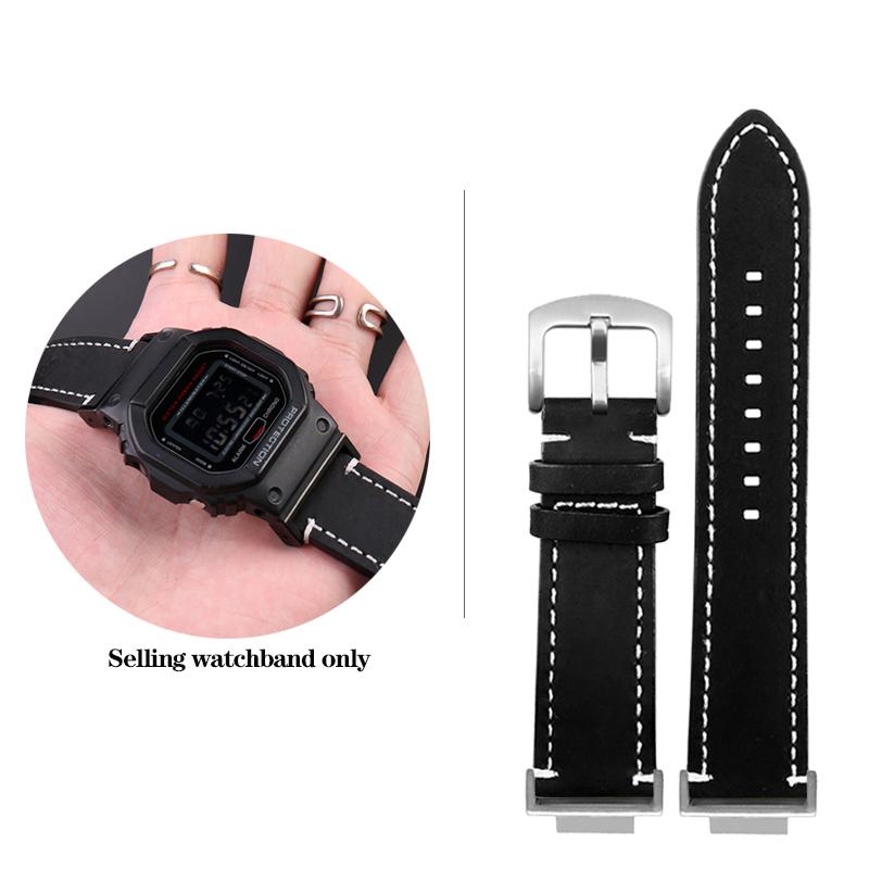 DW-5600 Vintage Rindsleder Uhrenarmband Für G-SHOCK Casio DW5600 GW-B5600 GW-M5610 GA 110 120 GA2100 Armband Uhrenarmband