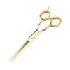 5.5 inch gold, symmetrical handle, hair scissors, hair scissors, flat scissors, bangs scissors, tooth scissors, thin