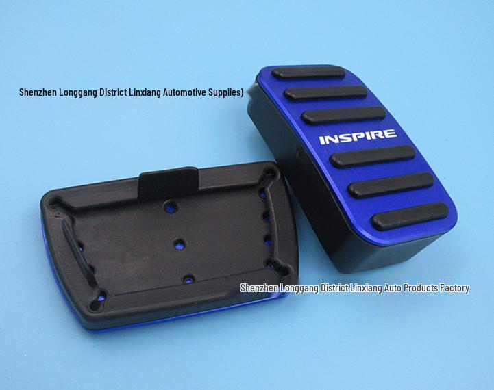 Applicable to: 2019 Inspire, New Aluminum Alloy Non-Slip Accelerator & Brake Pedal