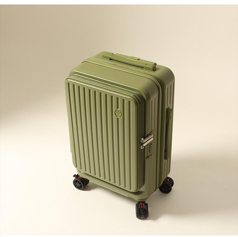 20-Inch Expandable Side-Opening Trolley Suitcase for Men & Women - Multifunctional Travel Carry-On