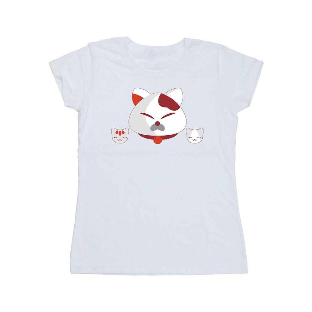 Disney Womens/Ladies Big Hero 6 Baymax Kitten Heads Cotton T-Shirt
