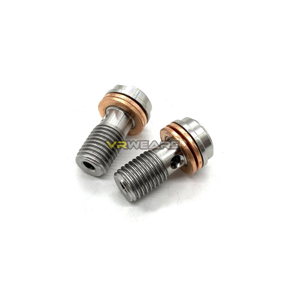 Motorcycle Stainless M10 x 1.25 Banjo Bolts Brake Master Cylinder Screw Brake Hose Caliper Bolt Hydraulic Clutch Screw