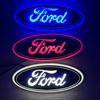 LED Light Car Emblem Badge Front/Rear Tail Logo For F150 F250 Explorer Focus Mondeo Auto Exterior Styling Decoration