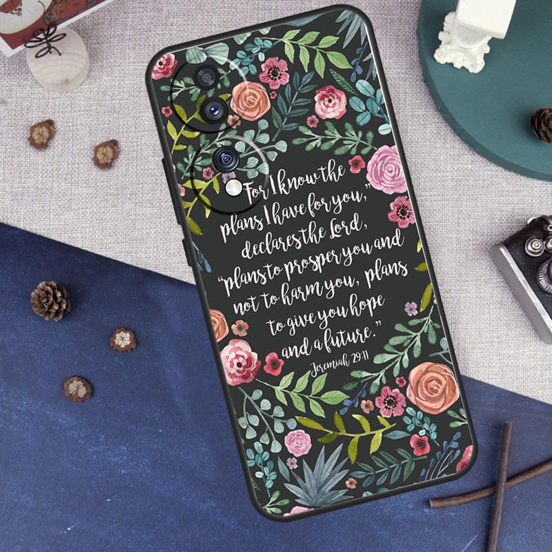 Bible Verse Jesus Christ Christian Case For Honor Magic 7 6 5 8 Pro Cover For Honor 400 200 50 70 90 Lite X8a X8b X9a X9b X9c